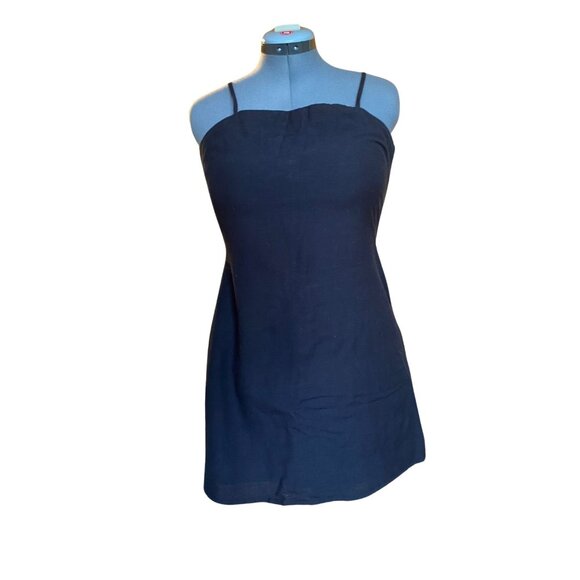 Black Spaghetti Strap mini Dress - Picture 1 of 6